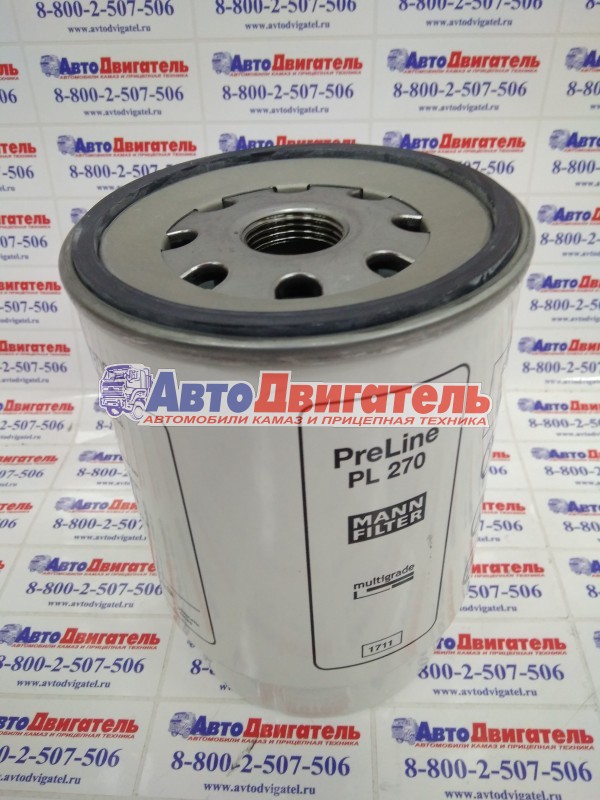 Элемент топливного фильтра фгот pl270 6660459190 КАМАЗ mann+hummel германия